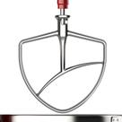 Batedor Plano de Aço Inoxidável Fgreeble para KitchenAid 5/6 Qt