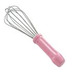 Batedor tipo pera fue 25cm inox rosa batedor de ovos bpr-25