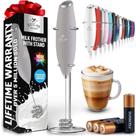 Batedor triplo Milk Frother Zulay Kitchen Tornado com baterias