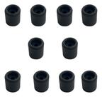 Batente De Borracha Para Porta Portão 30x26mm Redondo 10 Uni
