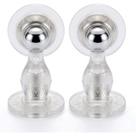 Batente de Porta Magnético de Silicone sem Furação - Kit com 2