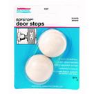 Batente de porta National Hardware Soft Round 2,5 cm branco