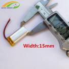 Bateria 110 Mah 3,7v 3mm X 15mm X 35mm Fina Bateria 110 Mah 3,7v 3mm X 15mm X 35mm Fina