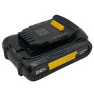 Bateria 1,5Ah 20V DCB201-B3 para Parafusadeira DeWalt DCD771 DCD776 DCD780 DCD785 N869127