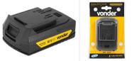 Bateria 18V ions lítio intercambiável 2,0 Ah IBV 1802 VONDER