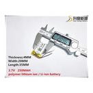 Bateria 250 Mah 3,7v Caneta Mp3 Mp4 Mini Camera Nova