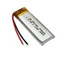 Bateria 3.7v 300 Mah 5mm X13mm X40mm 2 Fios 501340