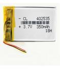 Bateria 3.7v 350 Mah 4mm X25mm X35mm 3 Fios 402535 Bateria 3.7v 350 Mah 4mm X25mm X35mm 3 Fios 402535