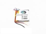 Bateria 3.7v 400 Mah 5mm X25mm X25mm 2 Fios 502525