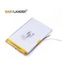 Bateria 3 Fios 1400 Mah 7 Polegadas Nova