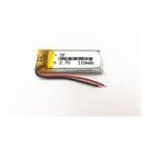 Bateria 3,7v 110 Mah Nova 3mm X 12mm X 30mm C/2 Fios Carta
