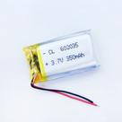 Bateria 3,7v 350mah 6mm X 20mm X 35mm Com 2 Fios