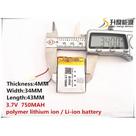 Bateria 3,7v 750 Mah Rastreador