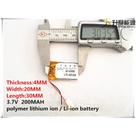 Bateria 402030 +3 7v 200mah Everest 300 - Jyzm Mp3 Mp4