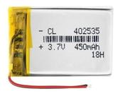 Bateria 450 Mah 3,7v 4mm X 25mm X 35mm 402535 Ml -