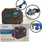 Bateria 48V Exbom 30AH Para Parafusadeira, Chave Impacto, Martelete,Esmerilhadeira Serra Circular