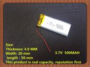 Bateria 500 Mah 3,7v Rastreador 402050 -
