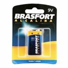 Bateria 9V Alcalina Brasfort
