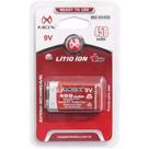 Bateria 9V Recarregável MO-9V450 (450 mAh) " RTU