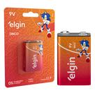 Bateria 9V Zinco 1Unidade Elgin