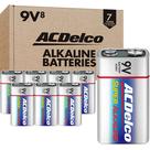 Bateria ACDelco 9V Super Alcalina de Potência Máxima, Pacote com 8