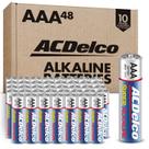 Bateria ACDelco AAA 1,5 V superalcalina, pacote com 48