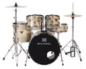 Bateria Acústica Michael Trinity DMT220 GT 20 Gold Bright Bateria Acústica Michael Trinity DMT220 GT 20 Gold Bright
