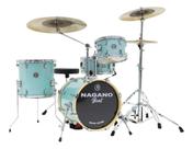 Bateria Acústica Nagano 16 Beat SGC Sweet Green Sparkle Bateria Acústica Nagano 16 Beat SGC Sweet Green Sparkle
