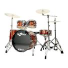 Bateria Acústica Profissional Spanking 22" Com banco Cor:Orange Sparkle