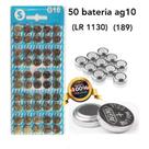 Bateria Alcalina 1,5v LR54 189 AG10 LR1130 C/50 Unidades