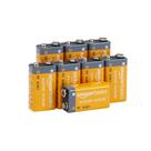 Bateria Amazon Basics 9V Alkaline Performance, pacote com 8 anos