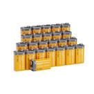 Bateria Amazon Basics 9V Performance Alcalina, pacote com 24