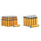 Bateria Amazon Basics AA, pacote com 48, pacote com 20 unidades AAA, alcalina