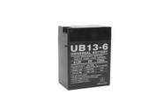 Bateria automática UPG UB13-6 6V 13Ah de chumbo-ácido