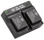Bateria BM Premium DMW-BLC12 com carregador para Panasonic Lumix