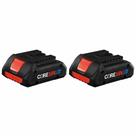 Bateria Bosch GBA18V40-2PK 18V CORE18V Íon de lítio 4Ah x2