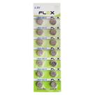 Bateria Botao Lr44 ( Cartela C/ 14 Unid.) Flex Fx-lr44 F108