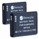 Bateria BP70A MemoryTec Compatível com Samsung DV, ES, PL e ST