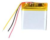 Bateria C/ 3 Fios 400 Mah 3,7 V 6mm X 25mm X 25mm 602525 Bateria C/ 3 Fios 400 Mah 3,7 V 6mm X 25mm X 25mm 602525