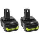 Bateria CELL9102 18V 3,0Ah Kit com 2 para Ferramentas Ryobi Bateria CELL9102 18V 3,0Ah Kit com 2 para Ferramentas Ryobi