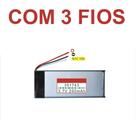 Bateria Com 200mah 351743 Medida 3,5mmx17mmx43mm 3 Fios 3,7v