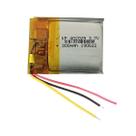 bateria com 3 fios 3,7v 402025 4mm x 20mm x 25mm 300mah bateria com 3 fios 3,7v 402025 4mm x 20mm x 25mm 300mah