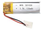 Bateria Compatível Com CAIXA DE SOM Tune 125bt 501030 130mah 2 Fios