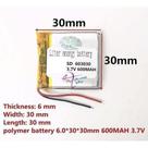 Bateria compatível com Fone Tune 600bt e 500bt 603030 3.7v 600 Mah 2 fios