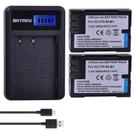 Bateria de câmera e carregador Batmax PS-BLM1 para Olympus