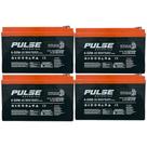 Bateria de Chumbo Ciclo Profundo 12V 15Ah Pulse Kit com 4