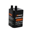 Bateria de lanterna NERMAK 6V 6Ah de lítio LiFePO4 recarregável