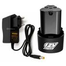 Bateria de Lítio 12V Fonte 12.6V Bivolt Conector P4 Ideal para Parafusadeiras KIT100 KIT101