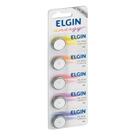 Bateria De Litio 3V Cr2032 5 Pçs Elgin