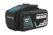 Bateria de litio 4.0ah 18v power pack ws9808 wesco